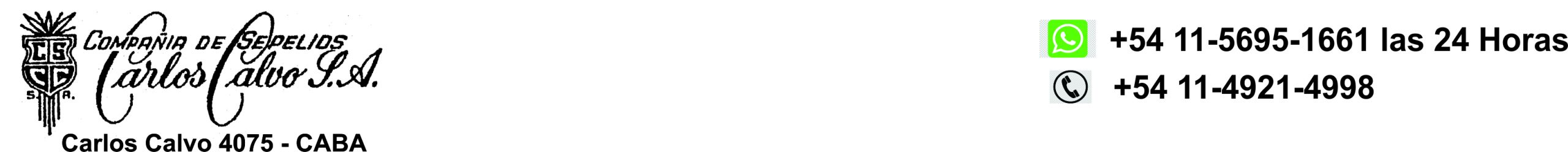 Cia. de Sepelios Carlos Calvo